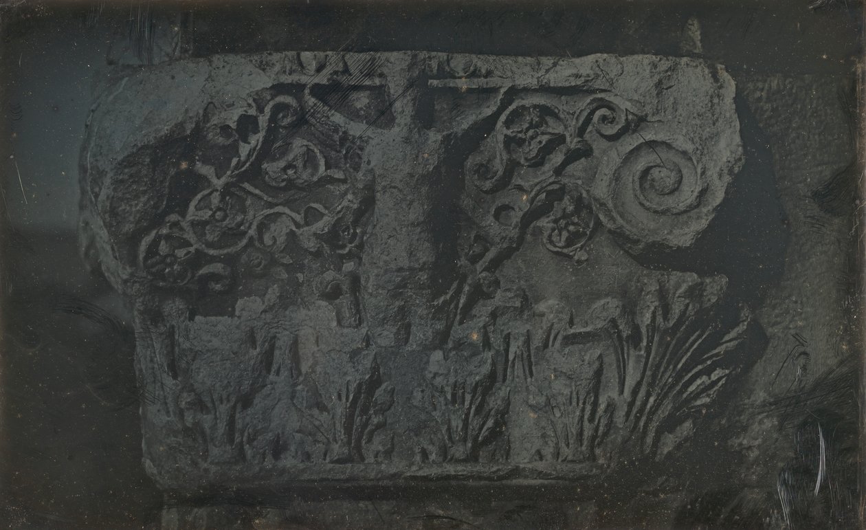 资本，希腊-罗马剧院，米利都，1843年。 作者 Joseph Philibert Girault De Prangey