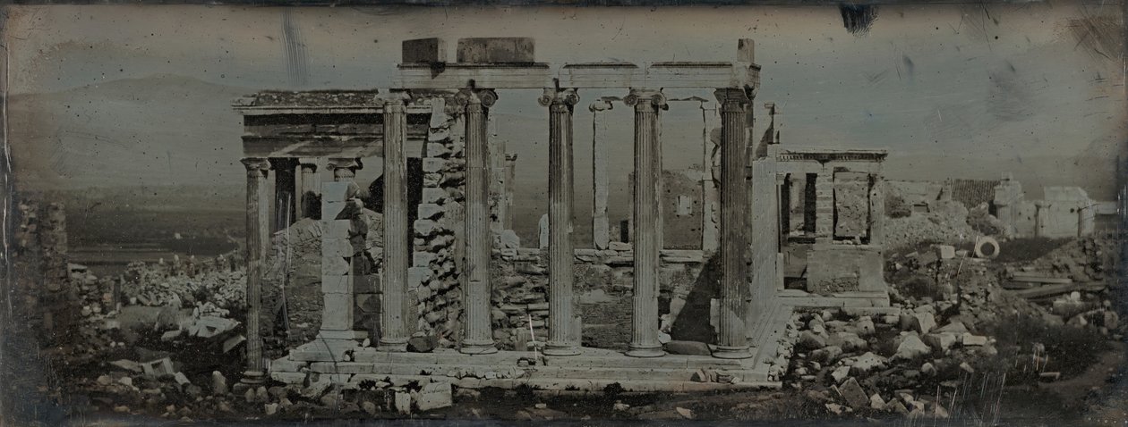 Erechtheion，雅典，1842。 作者 Joseph Philibert Girault De Prangey
