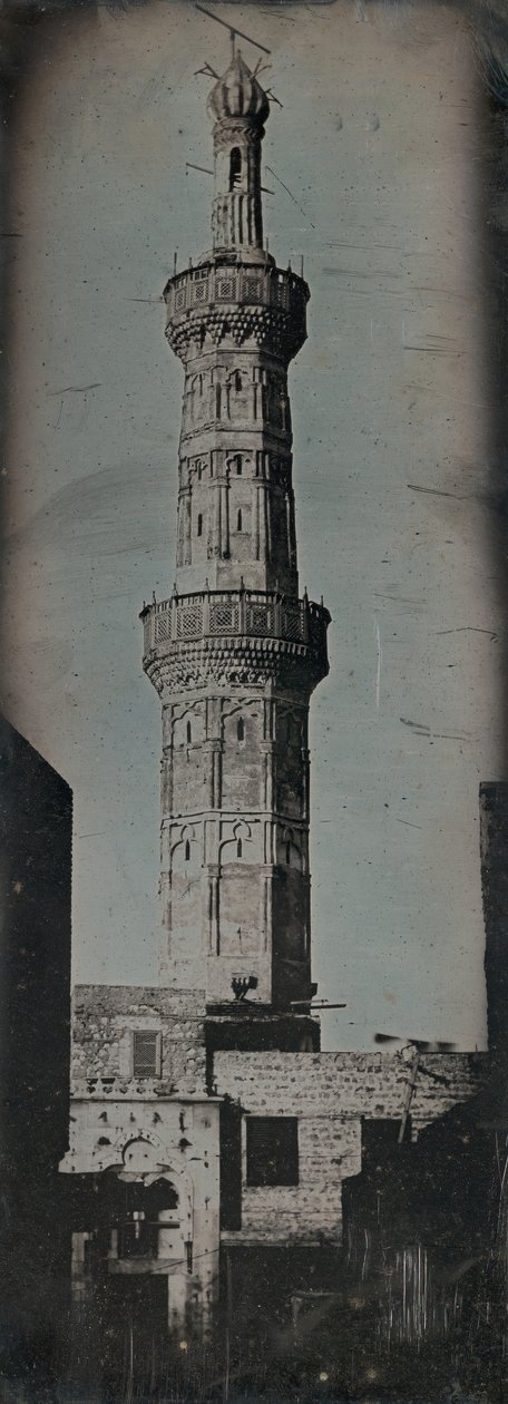 大尖塔，亚历山大城，1842年。 作者 Joseph Philibert Girault De Prangey