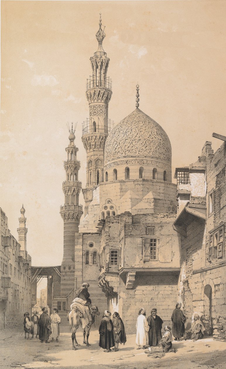 凯尔的清真寺，1843年。 作者 Joseph Philibert Girault De Prangey