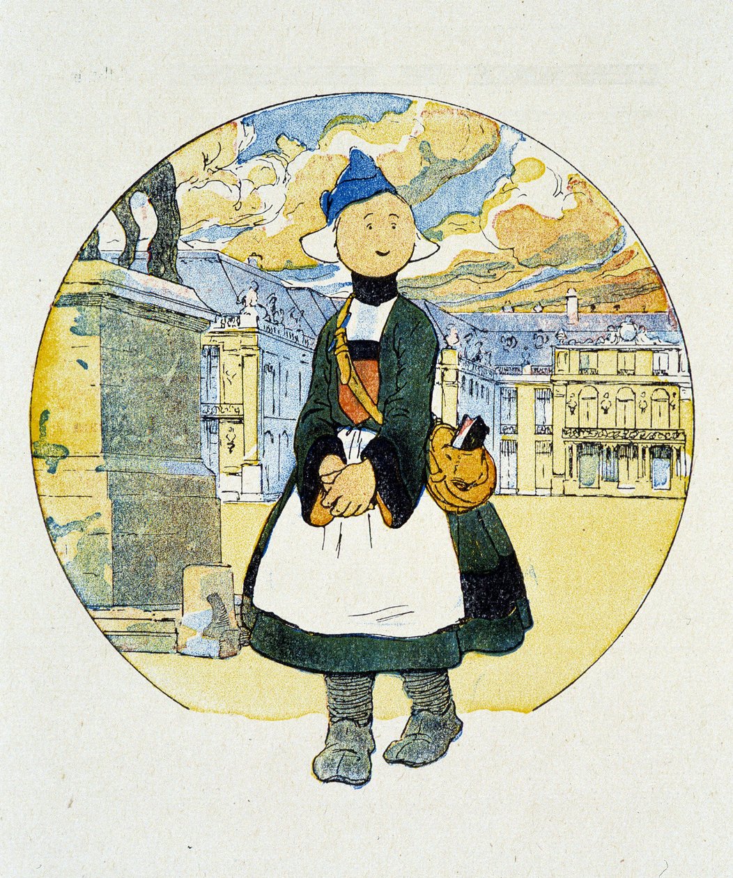 贝卡西内在吊床中。约瑟夫-波菲-品尚（1871-1953 年）的绘画，20 世纪。DR 作者 约瑟夫·波菲里·平雄