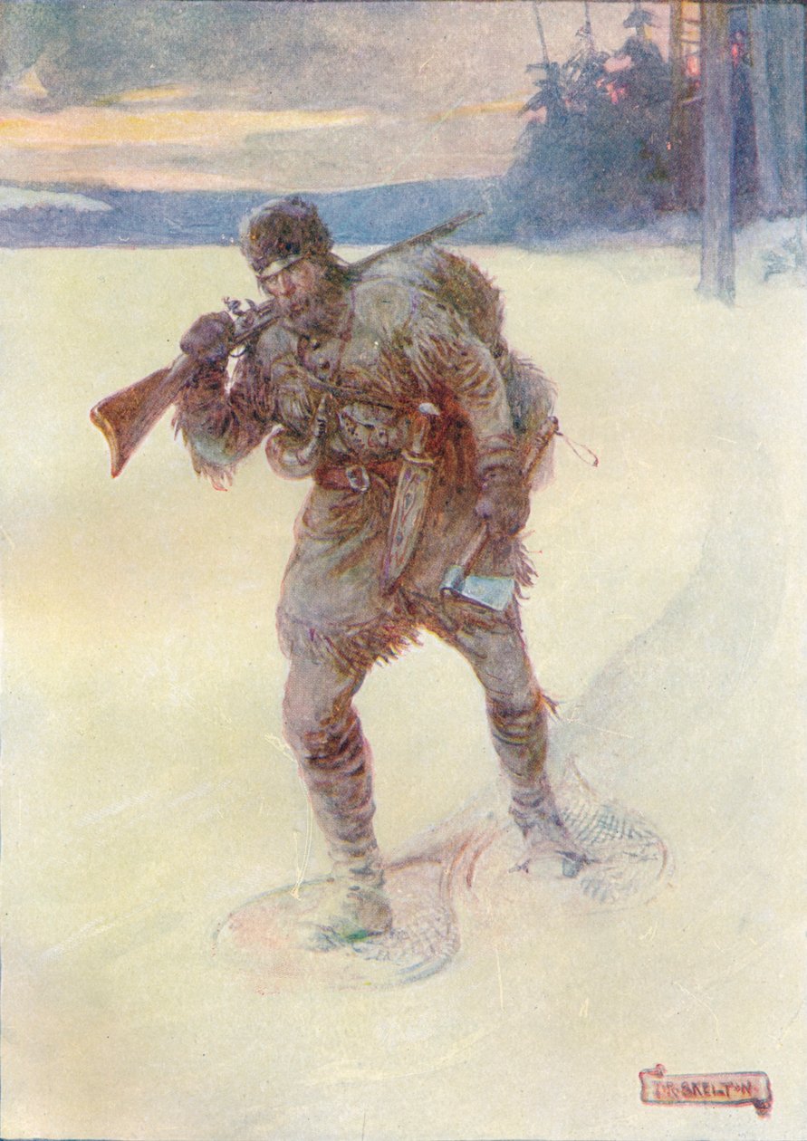 独自穿越无轨雪，c1908，c1920 作者 约瑟夫·拉特克利夫·斯凯尔顿