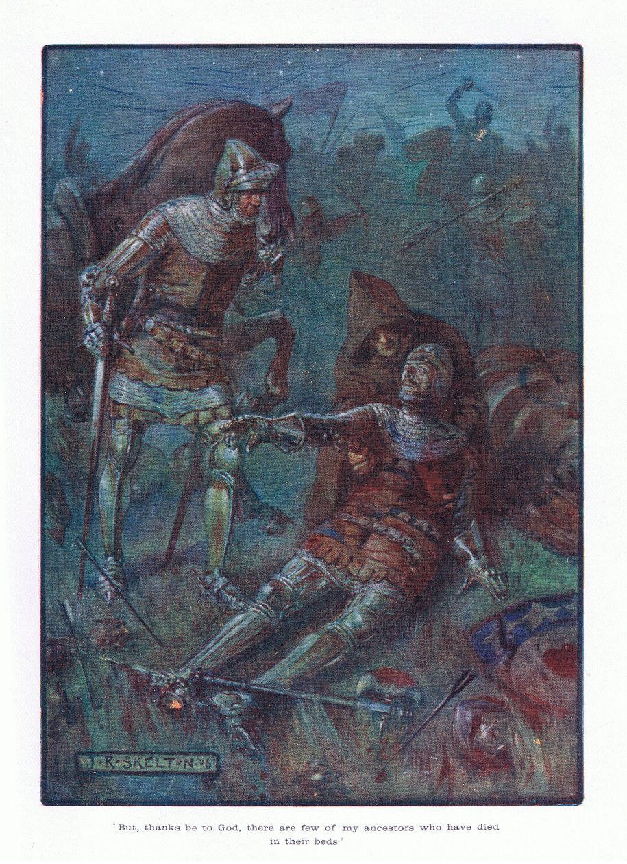 但是感谢上帝，我的祖先很少有人在他们的床上死去，1910年 作者 约瑟夫·拉特克利夫·斯凯尔顿