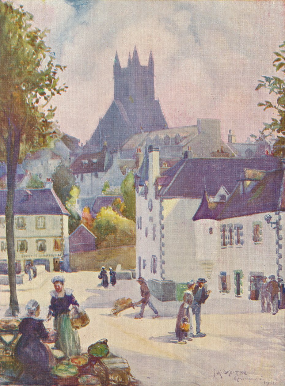 布列塔尼·坎佩莱（BrittanyQuimperlé）的春天，1911年，1913年 作者 约瑟夫·拉特克利夫·斯凯尔顿