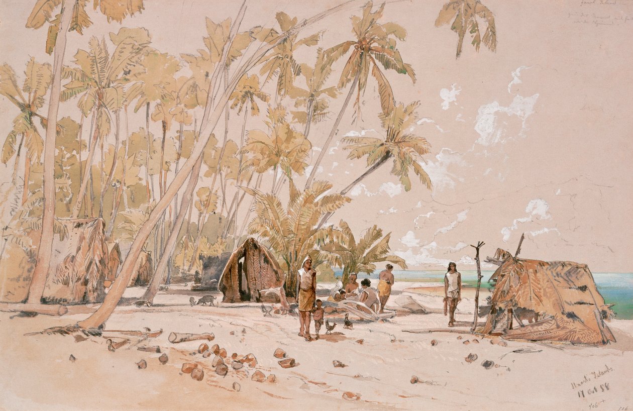 1857-59 年，奥地利护卫舰诺瓦拉号环游世界...... 作者 约瑟夫塞勒尼