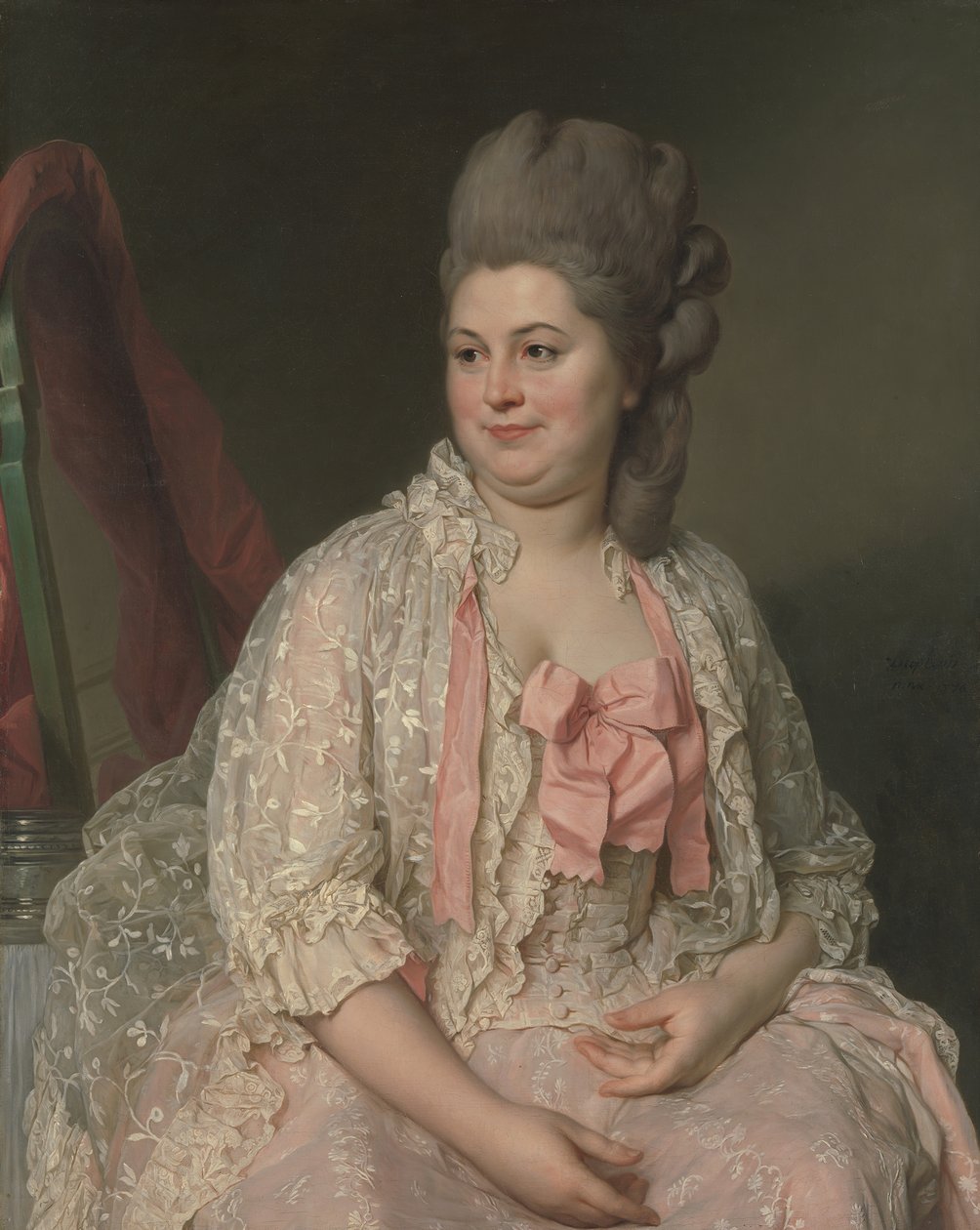 圣莫里夫人EléonoreElisabethAngéliquede Beauterne，1742-1824，1776年。 作者 约瑟夫·西弗雷德·杜普莱西斯