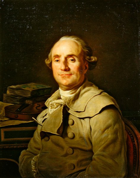 Michel-Paul Guy de Chabanon的肖像 作者 约瑟夫·西弗雷德·杜普莱西斯