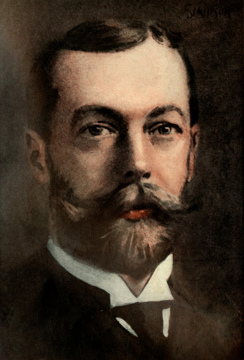 英格兰国王乔治五世（George V。），1910年。 作者 约瑟夫·辛普森