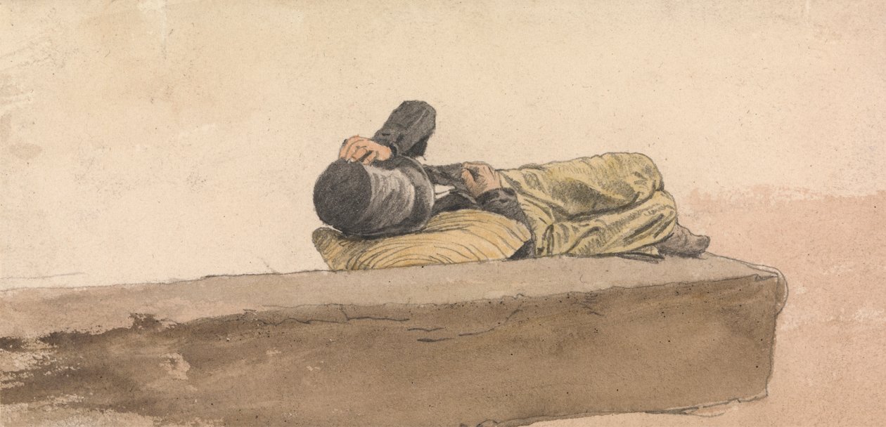 A Boy Lying Down   1446827   zh       chinese Successfully Translated  Original: Still life, shells and goldsmith. Painting by Meiffren Conte (1630-1705). Oil on canvas. Dim: 91x121cm. Mandatory mention: Collection fondation regards de Provence, Marseille  作者 约瑟夫·斯坦纳德