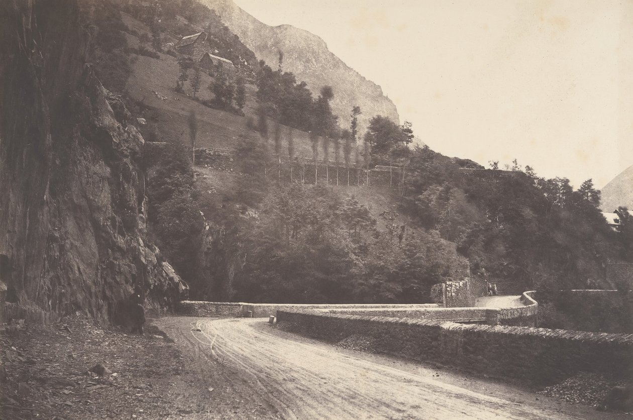 从皮埃尔菲特到卢斯-圣索韦尔的道路，1853年。 作者 约瑟夫维吉耶