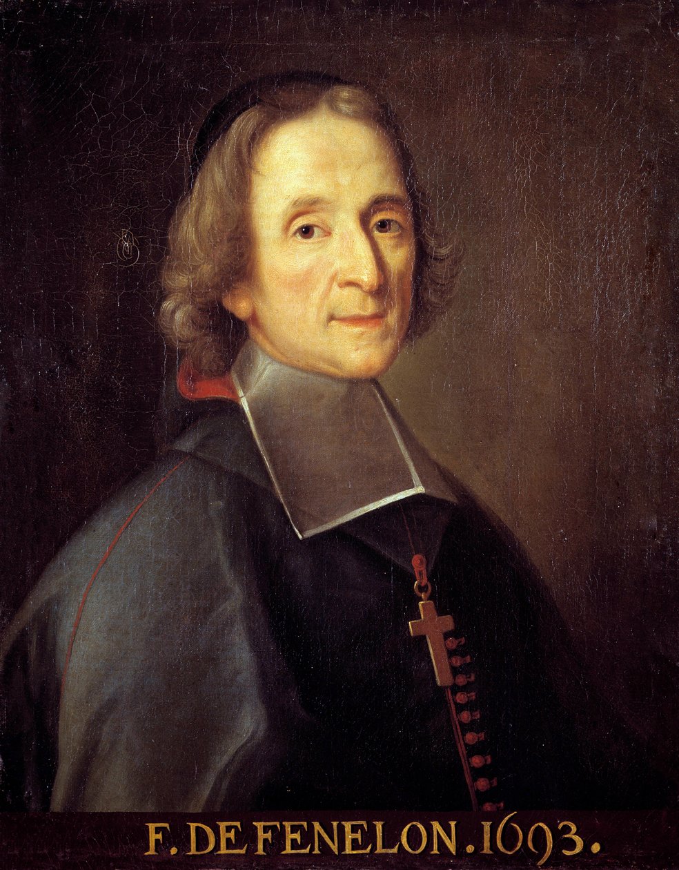 Fenelon 的肖像 (Francois de Pons de Salignac de La Mothe-Fenelon (Mothe Fenelon) 作者 约瑟夫·维维恩