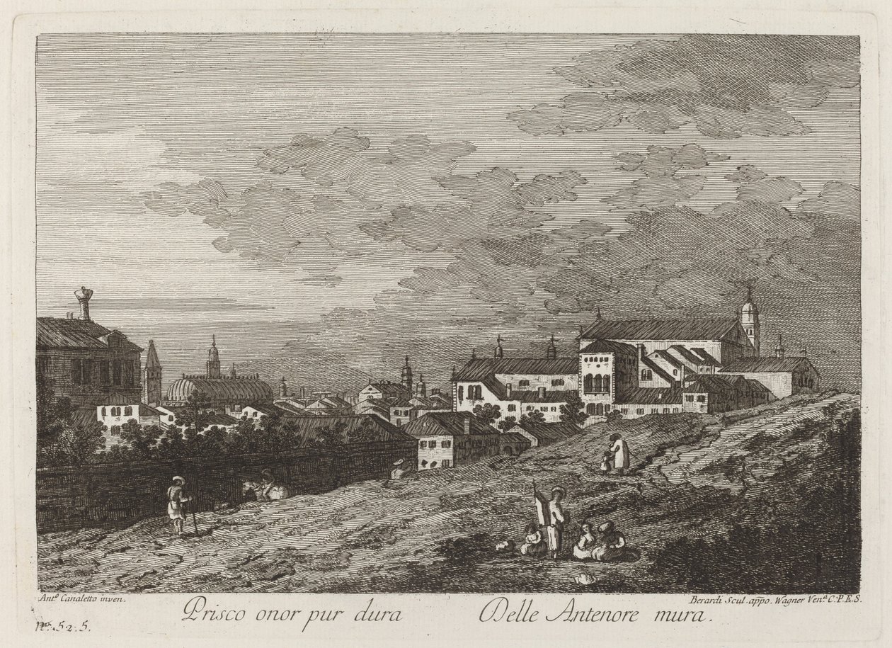 Prisco onor pur dura..., c. 1760. 作者 约瑟夫·瓦格纳