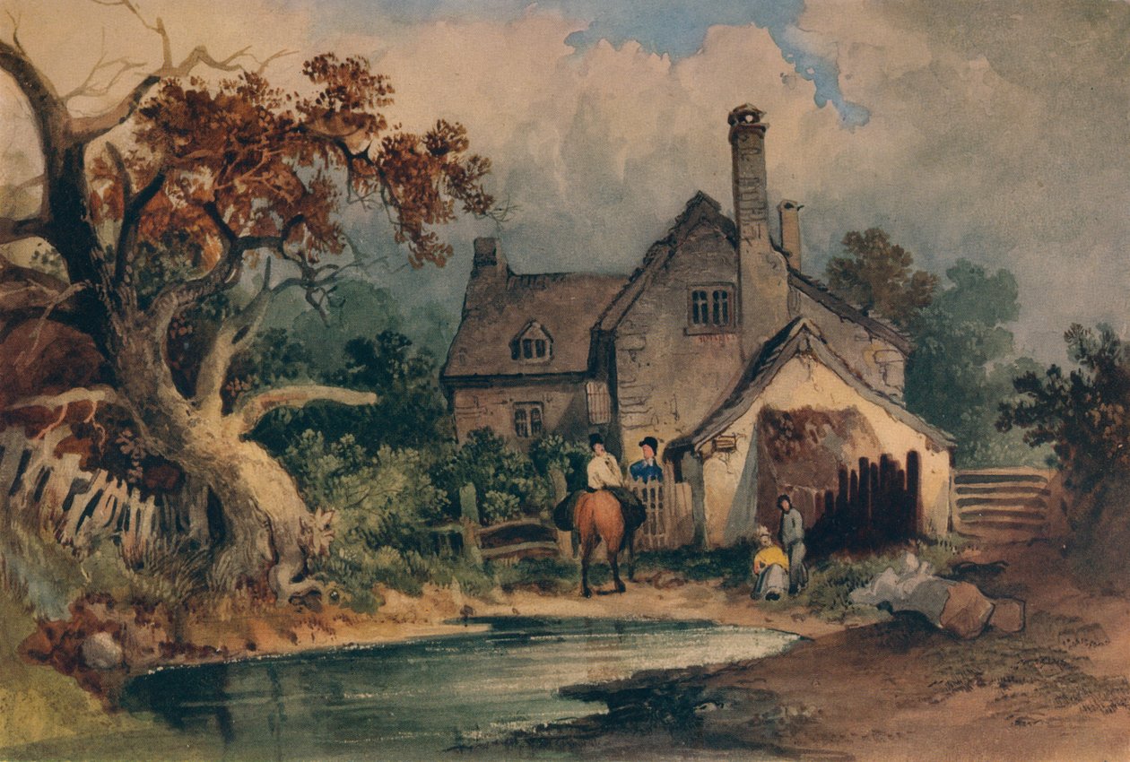 一间小屋，c1852 作者 约瑟夫·威廉·艾伦