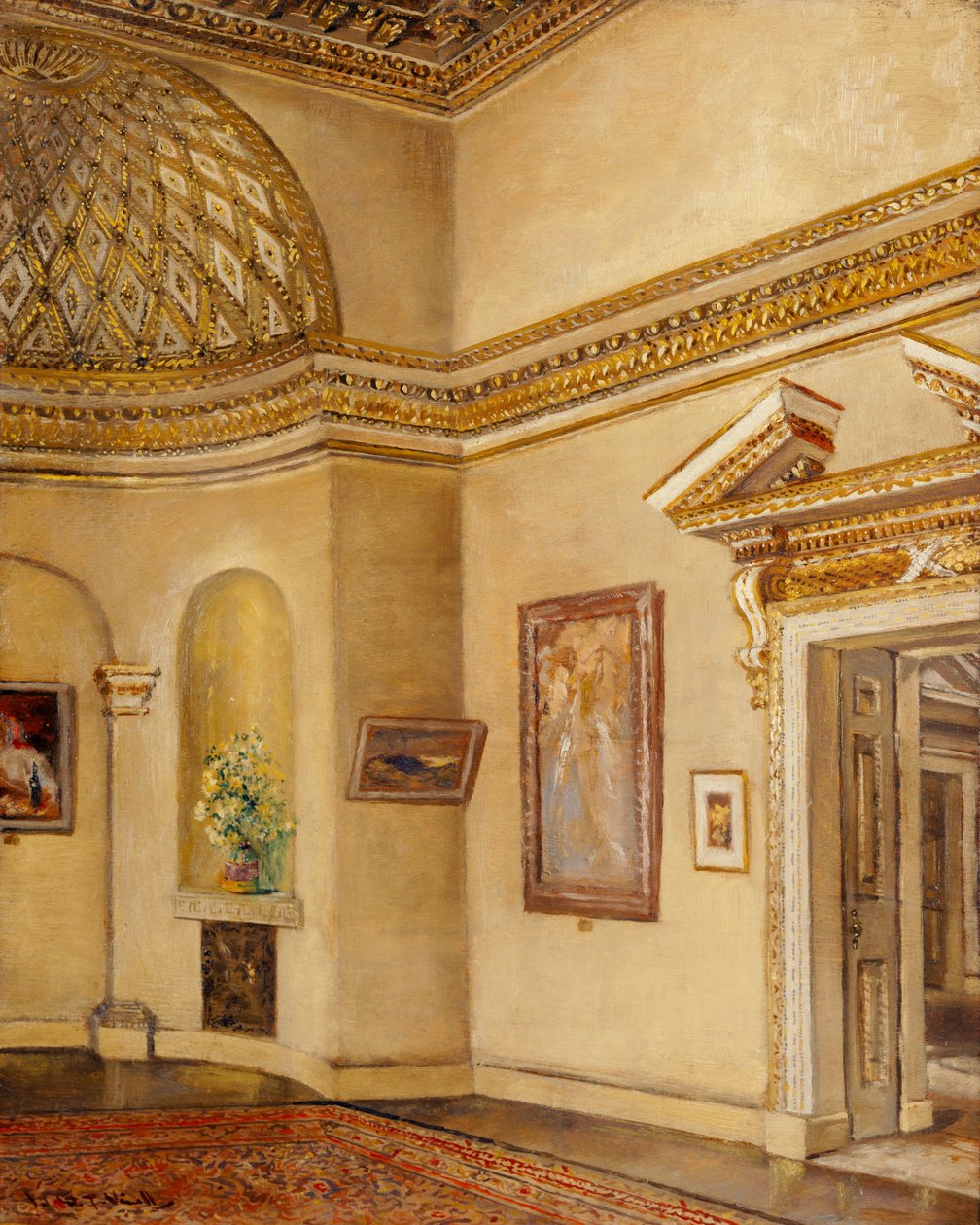 奇威克宅邸画廊东北角（布面油画） 作者 约瑟夫·威廉姆斯·托普汉姆·维纳尔
