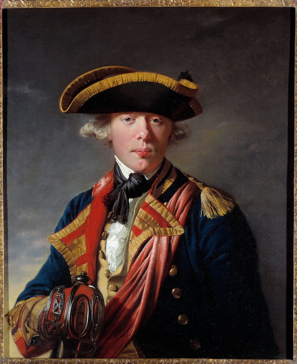 詹姆斯·库克 (1728 - 1779) 的肖像，1766 - 1768 年左右的英国航海家。德比的约瑟夫·赖特 (1734 - 1797) 的画作。堪萨斯城艺术博物馆 作者 德比的约瑟夫·赖特