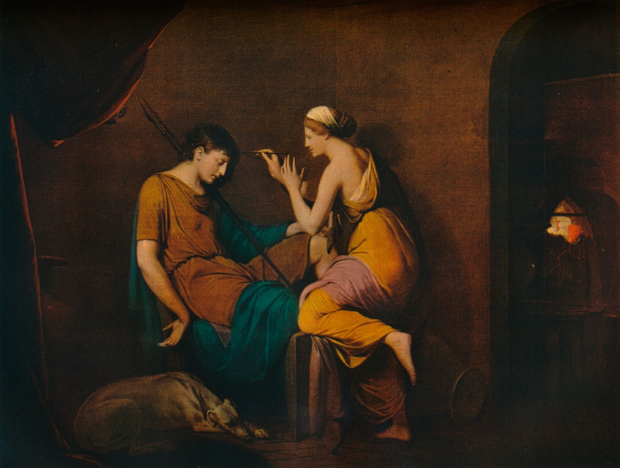 科林斯女仆（1782-1784），1930年。 作者 德比的约瑟夫·赖特