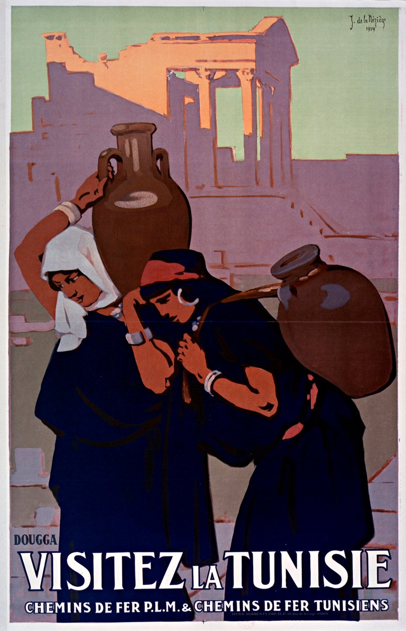 道格加。访问突尼斯，1929年。 作者 约瑟夫·德·拉内齐埃