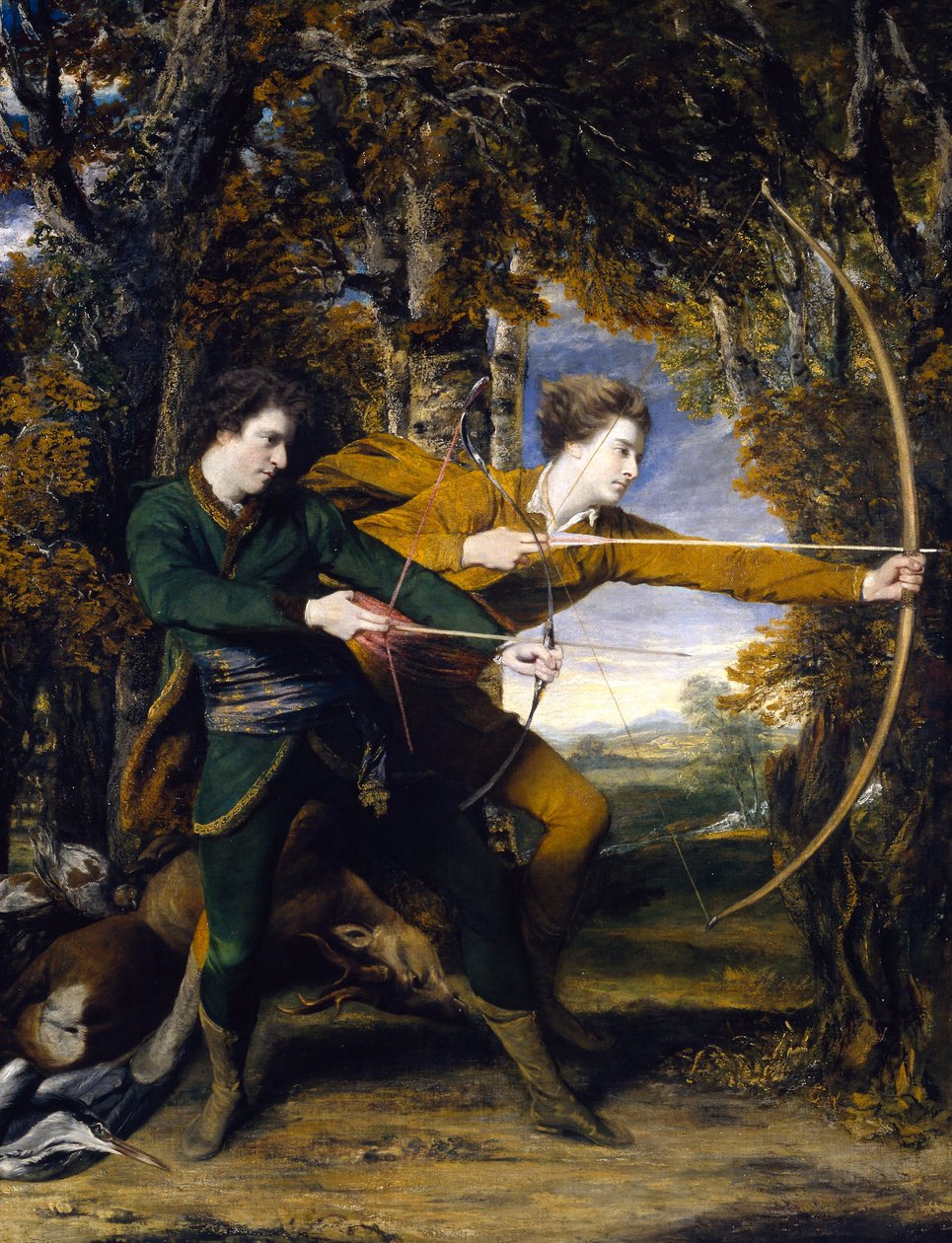 Acland上校和悉尼勋爵 - 弓箭手 作者 约书亚·雷诺兹（Joshua Reynolds）