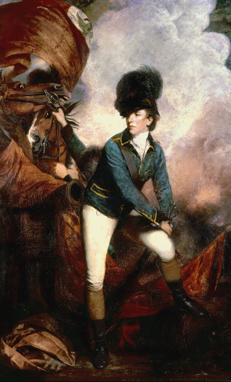 Banastre Tarleton上校（1754-1833）1782年 作者 约书亚·雷诺兹（Joshua Reynolds）
