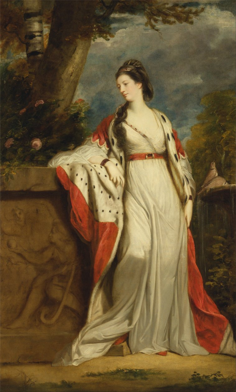 Elizabeth Gunning，汉密尔顿公爵夫人和阿盖尔 作者 约书亚·雷诺兹（Joshua Reynolds）