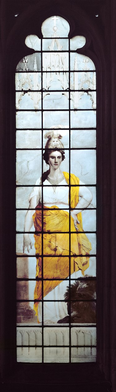 坚韧（彩色玻璃） 作者 约书亚·雷诺兹（Joshua Reynolds）