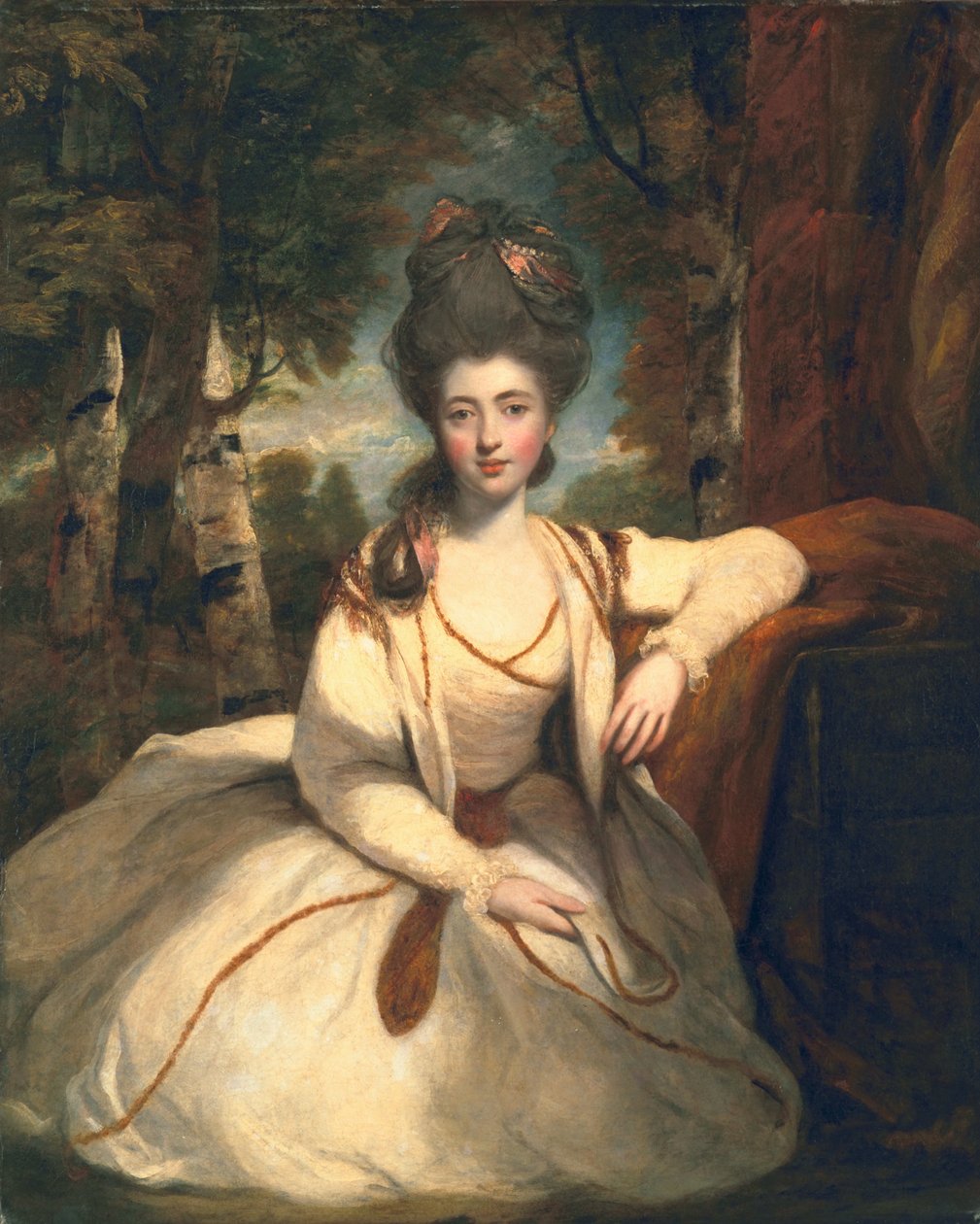 弗朗西斯莫尔斯沃思，后来于1776年的侯爵夫人卡姆登 作者 约书亚·雷诺兹（Joshua Reynolds）