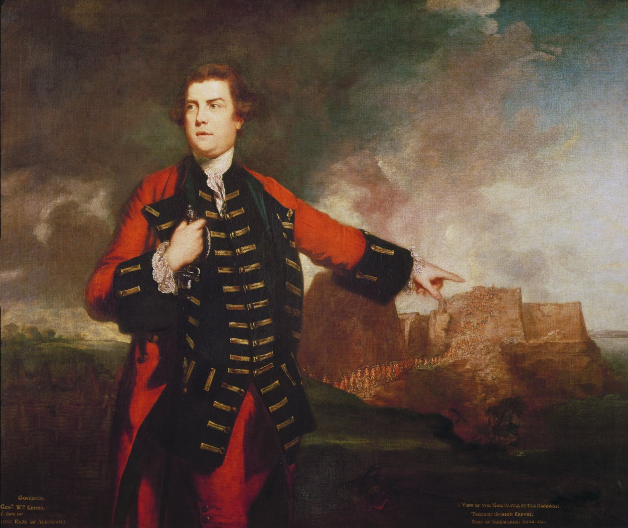 威廉·凯佩尔将军，攻击莫罗城堡， 作者 约书亚·雷诺兹（Joshua Reynolds）