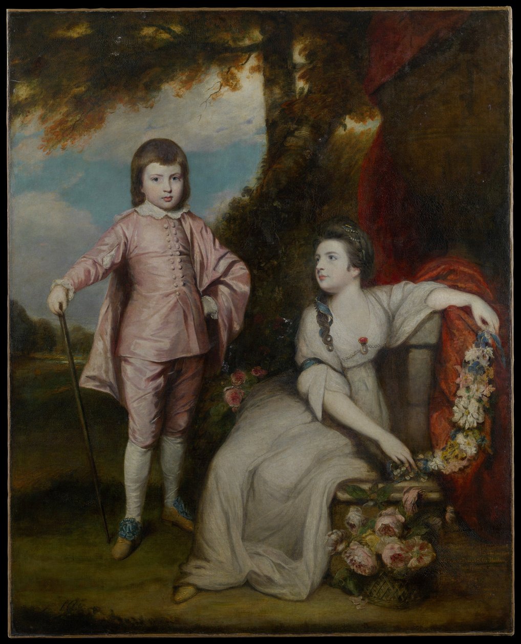 George Capel，子爵Malden（1757-1839）和Lady Elizabeth Capel（1755-1834） 作者 约书亚·雷诺兹（Joshua Reynolds）