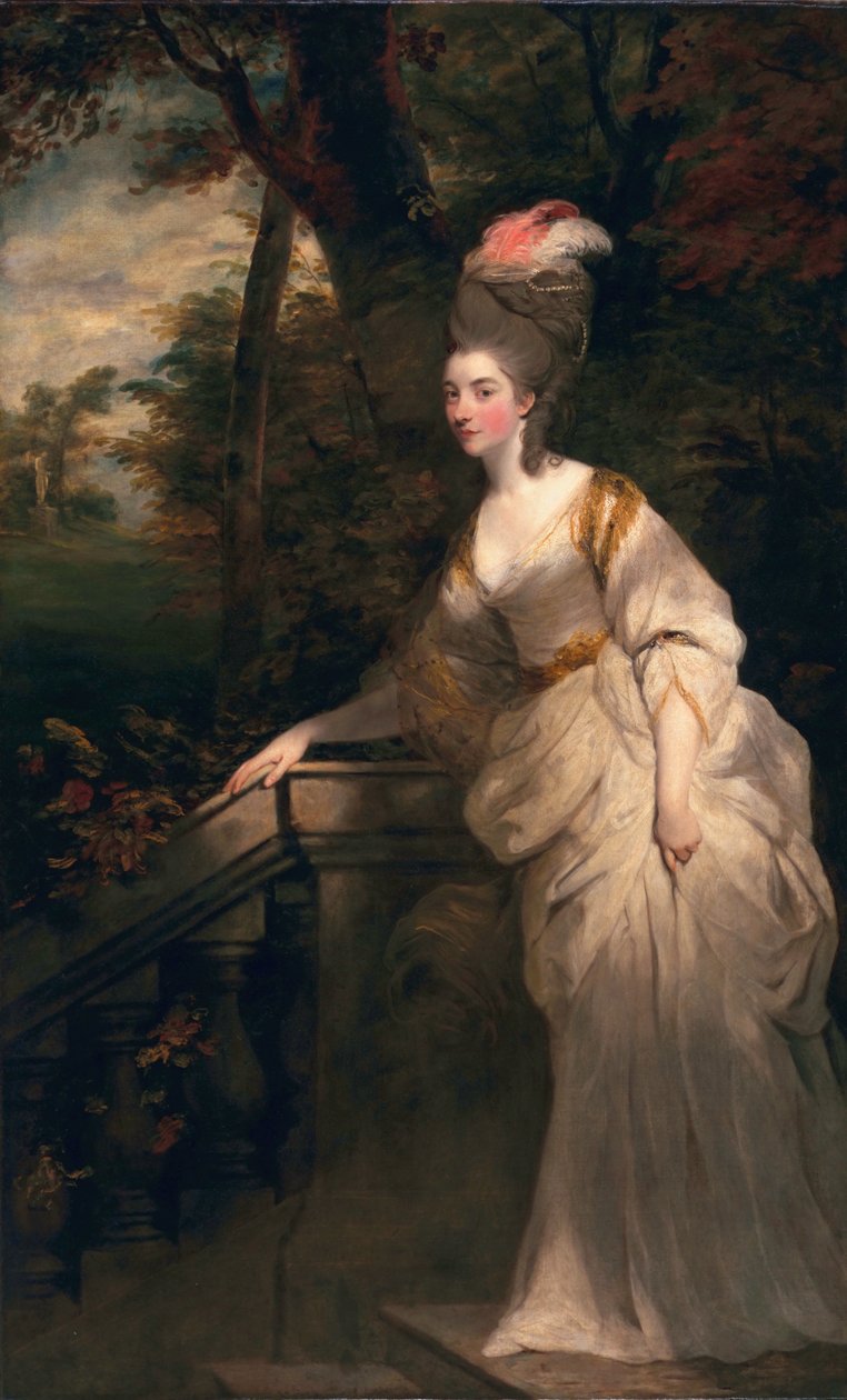 Georgons Cavendish，德文郡公爵夫人，1775-76 作者 约书亚·雷诺兹（Joshua Reynolds）