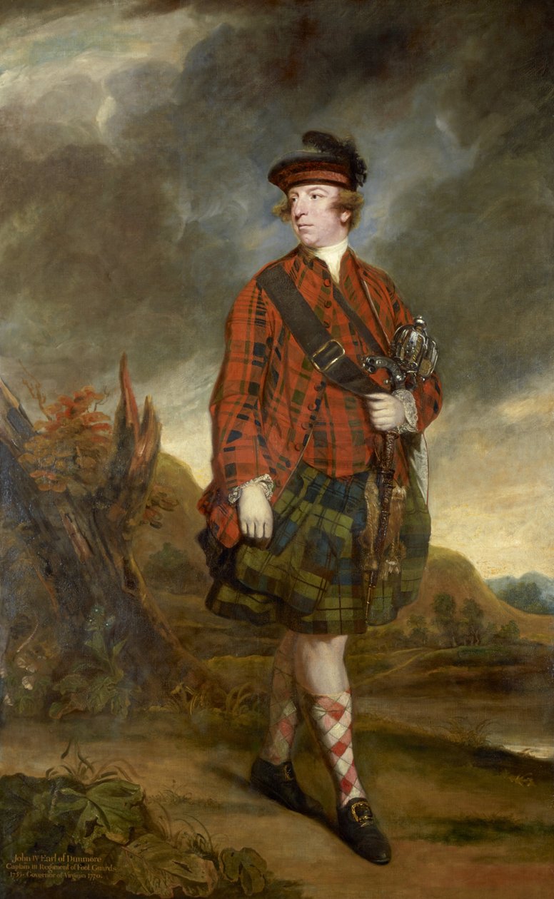 约翰默里，邓莫尔的第四伯爵 作者 约书亚·雷诺兹（Joshua Reynolds）