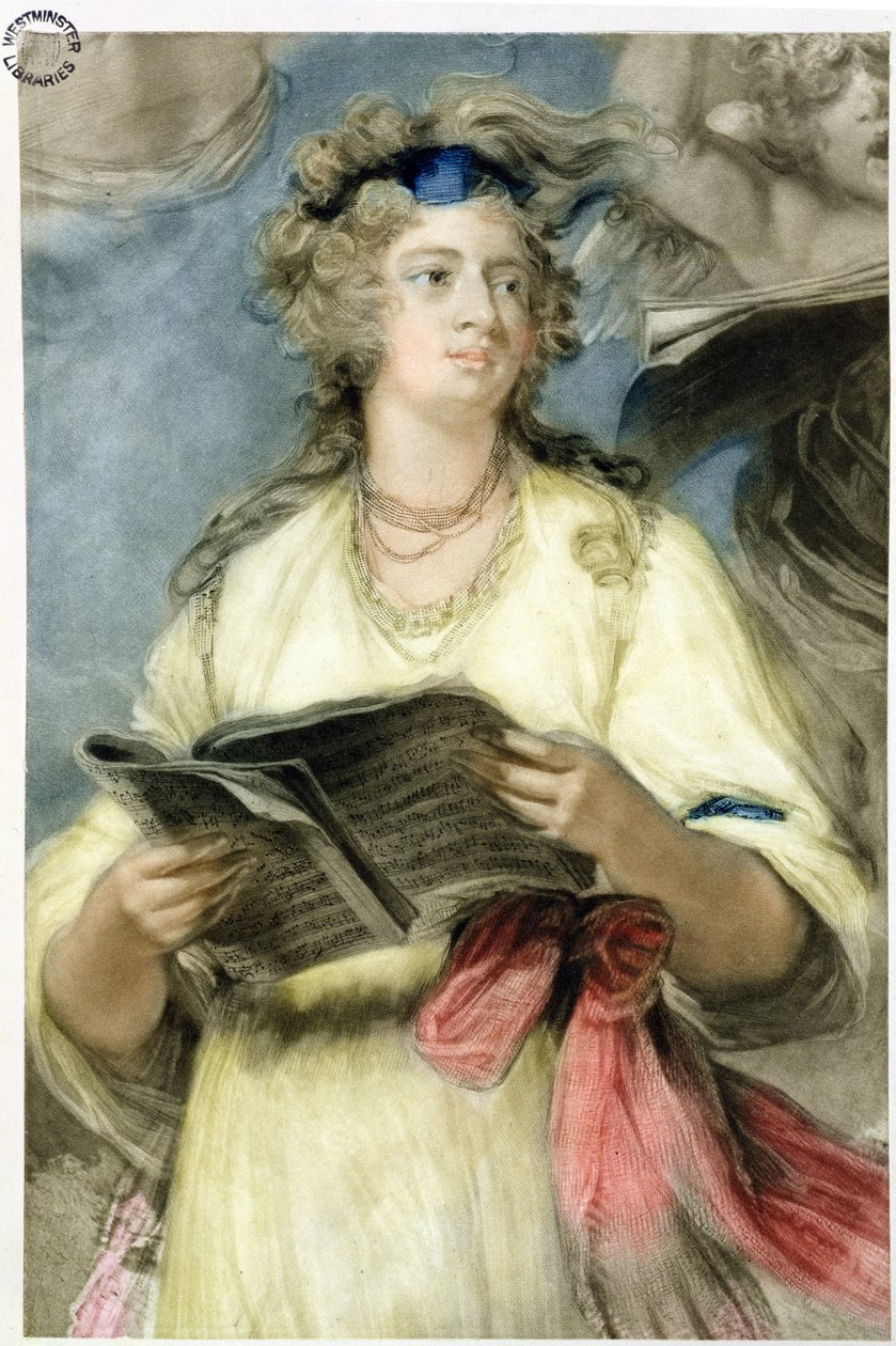 比林顿夫人为圣塞西莉亚（另见84565） 作者 约书亚·雷诺兹（Joshua Reynolds）
