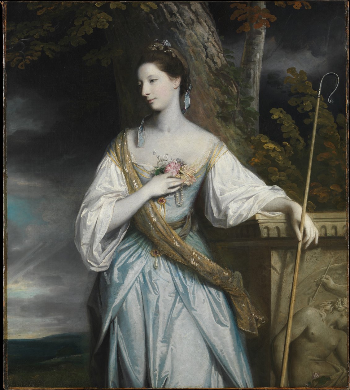 Anne Dashwood（1743-1830）的肖像，后来加洛韦伯爵夫人 作者 约书亚·雷诺兹（Joshua Reynolds）