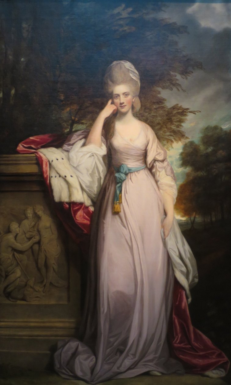 安妮蒙哥马利的肖像（c.1752-1819），第1侯爵Townshend的妻子 作者 约书亚·雷诺兹（Joshua Reynolds）