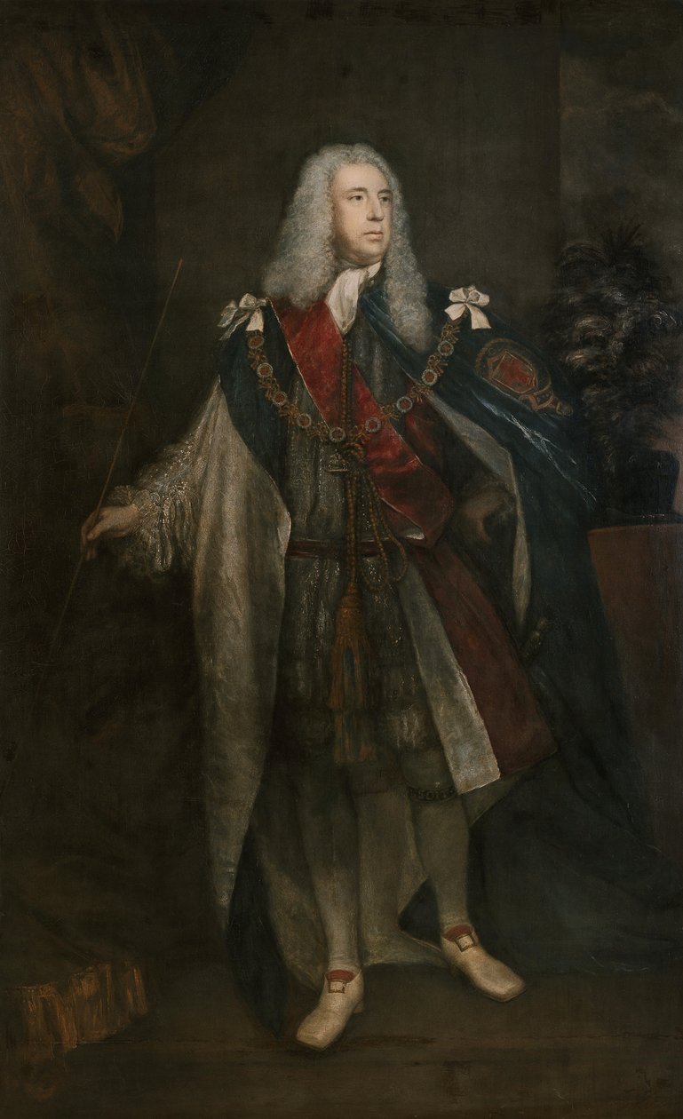 查尔斯菲茨罗伊的肖像，格拉夫顿第二公爵，1755-57 作者 约书亚·雷诺兹（Joshua Reynolds）
