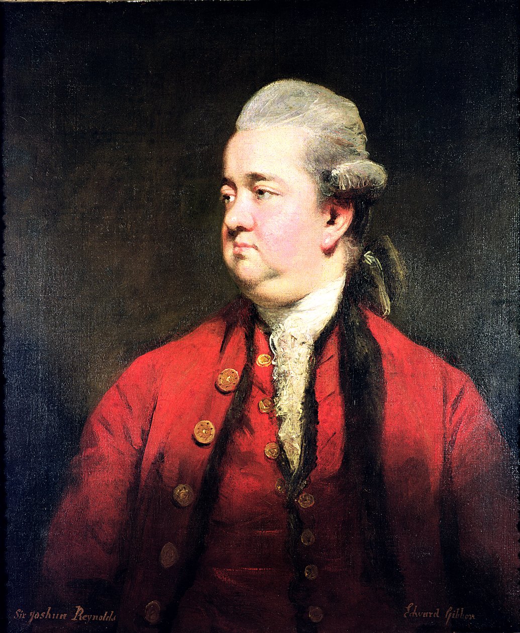 Edward Gibbon（1737-94）c.1779的肖像 作者 约书亚·雷诺兹（Joshua Reynolds）
