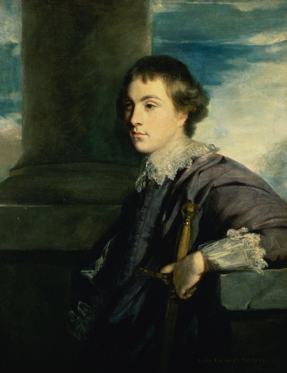 约翰·查尔斯·斯宾塞的肖像，阿尔索普勋爵 作者 约书亚·雷诺兹（Joshua Reynolds）