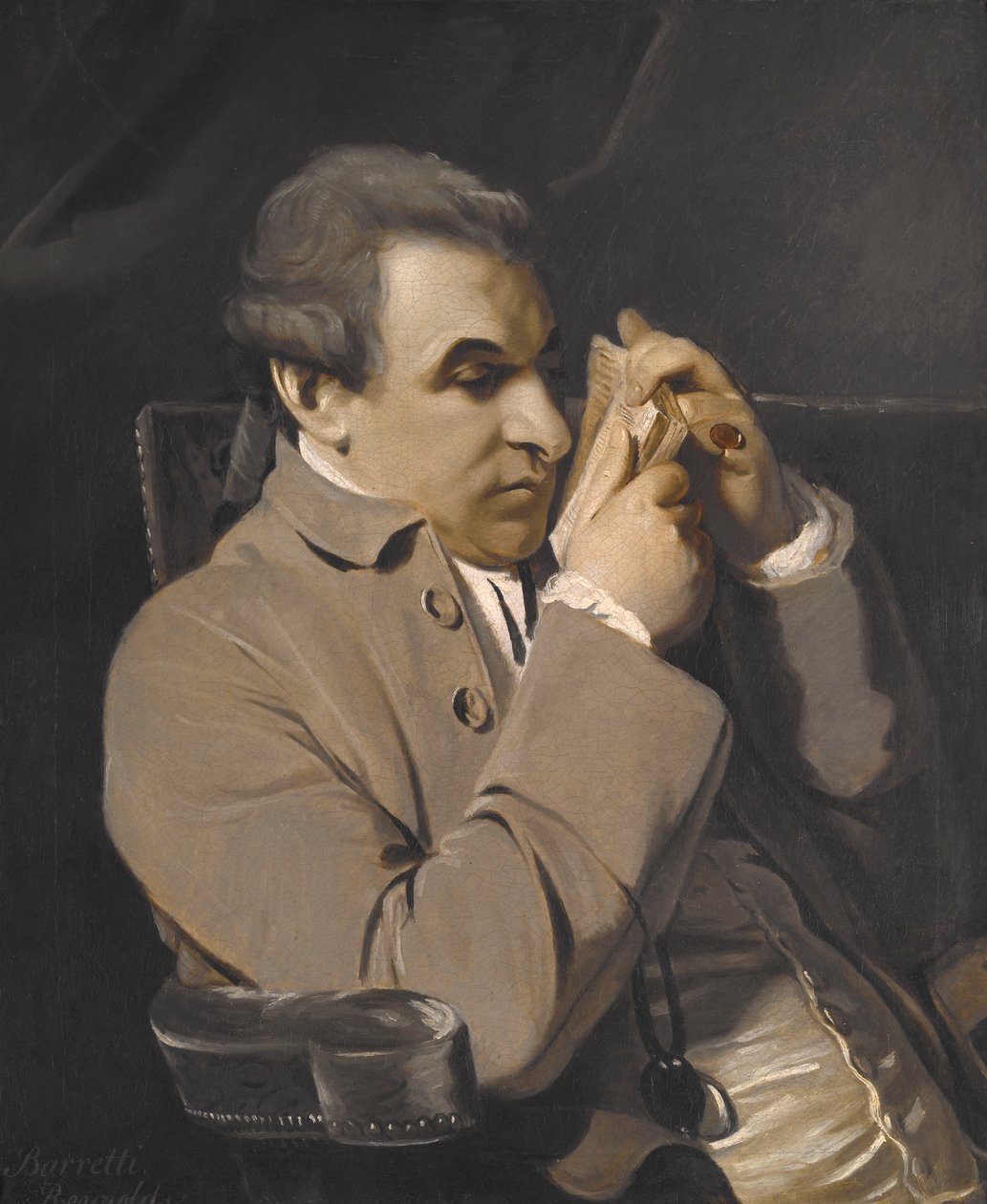 约瑟夫巴雷蒂的肖像 作者 约书亚·雷诺兹（Joshua Reynolds）