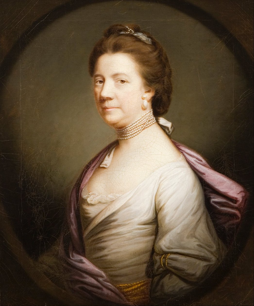 一位夫人的画象白色的 作者 约书亚·雷诺兹（Joshua Reynolds）