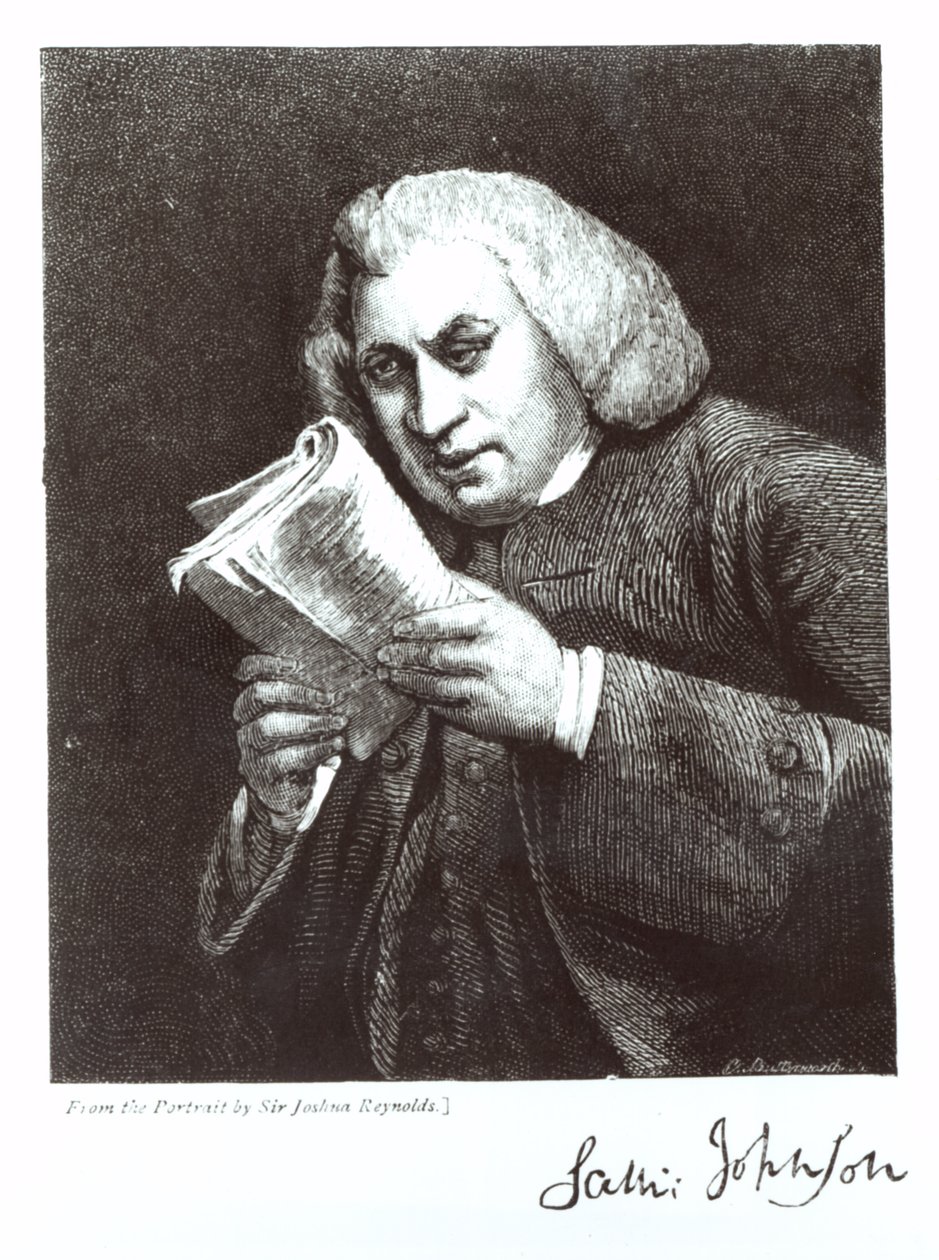 塞缪尔约翰逊（1709-84） 作者 约书亚·雷诺兹（Joshua Reynolds）