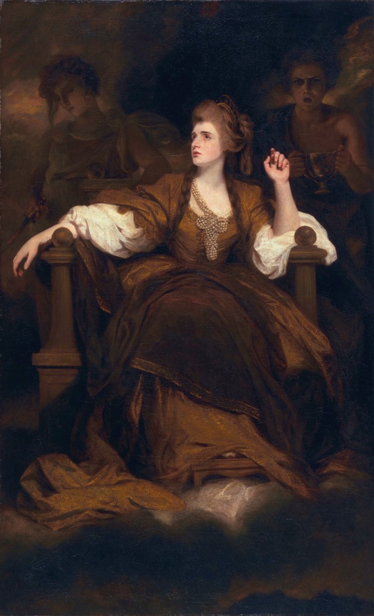 Sarah Siddons饰演悲剧缪斯，1783-84 作者 约书亚·雷诺兹（Joshua Reynolds）