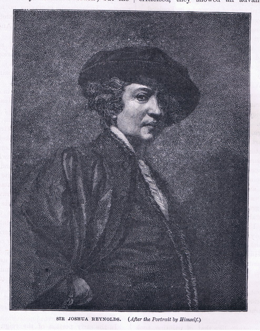 自画像 作者 约书亚·雷诺兹（Joshua Reynolds）