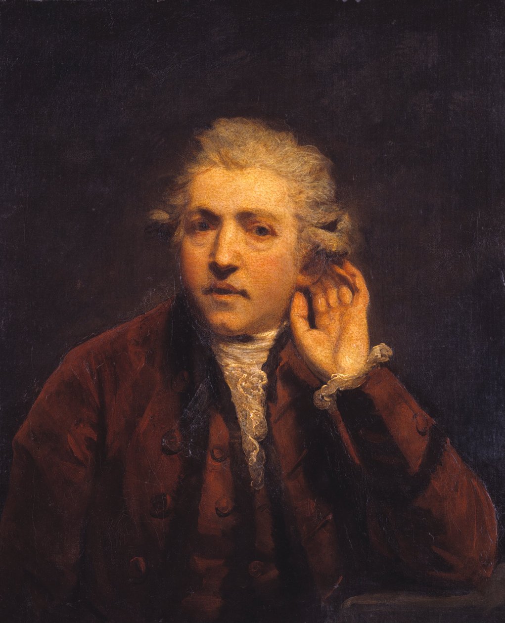 作为聋人的自画像 作者 约书亚·雷诺兹（Joshua Reynolds）