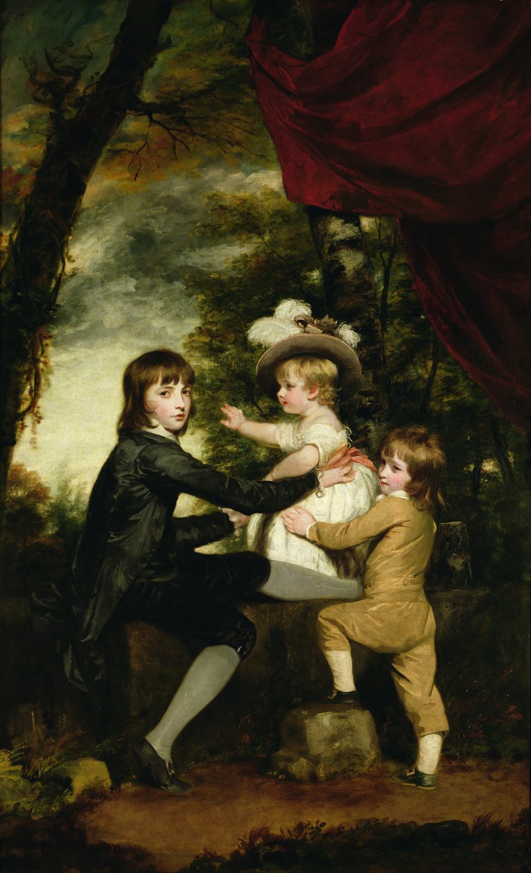 羔羊孩子，1783-85 作者 约书亚·雷诺兹（Joshua Reynolds）