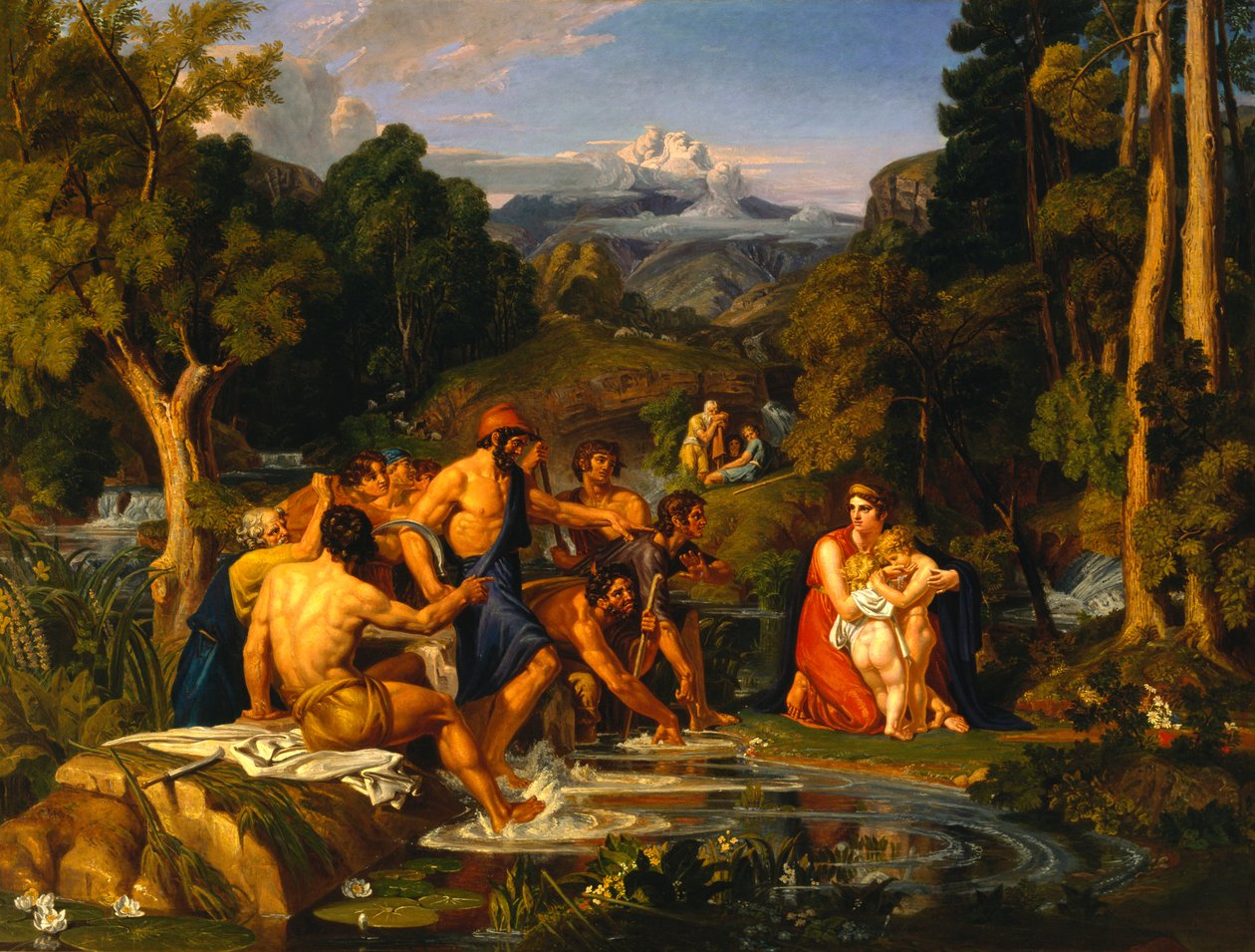 Latona和Lycian Peasants 作者 约书亚·克里斯塔尔（Joshua Cristall）