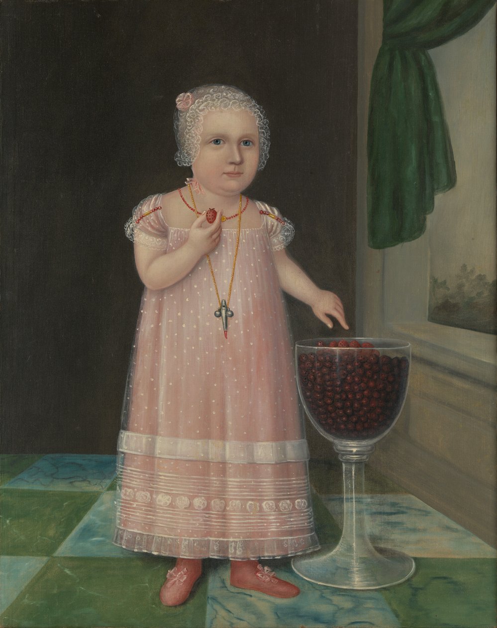 艾玛·范·纳姆（Emma Van Name），约1805年。 作者 约书亚·约翰逊