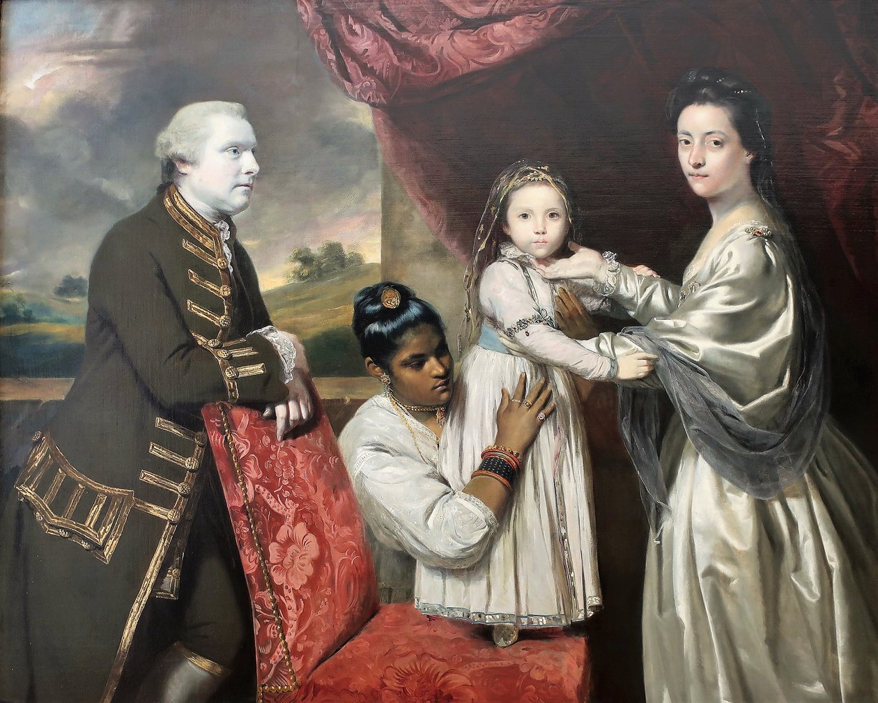 1765 雷诺兹-汉考克家族 作者 约书亚·雷诺兹（Joshua Reynolds）