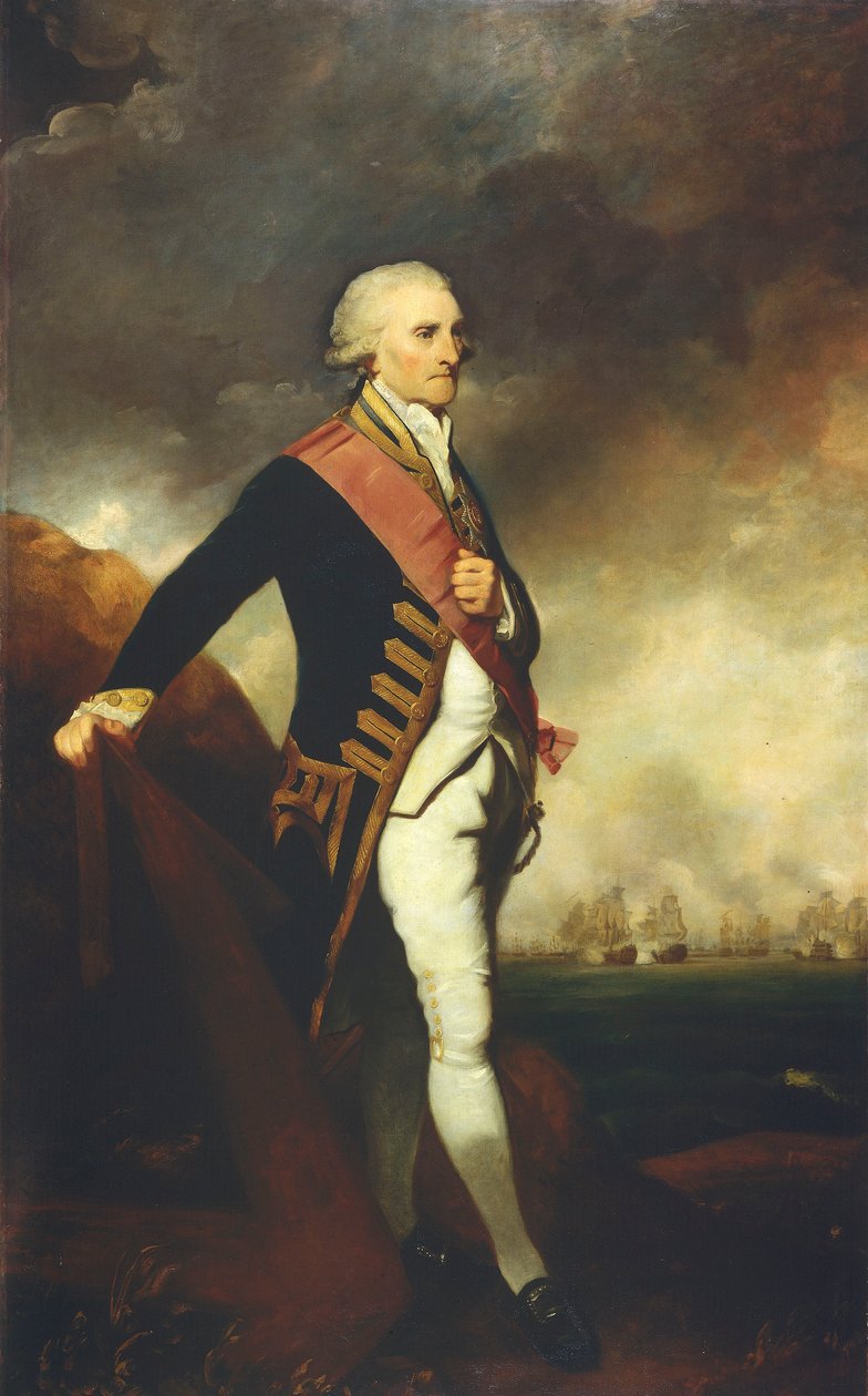 海军上将乔治-布里奇斯-罗德尼勋爵 作者 约书亚·雷诺兹（Joshua Reynolds）