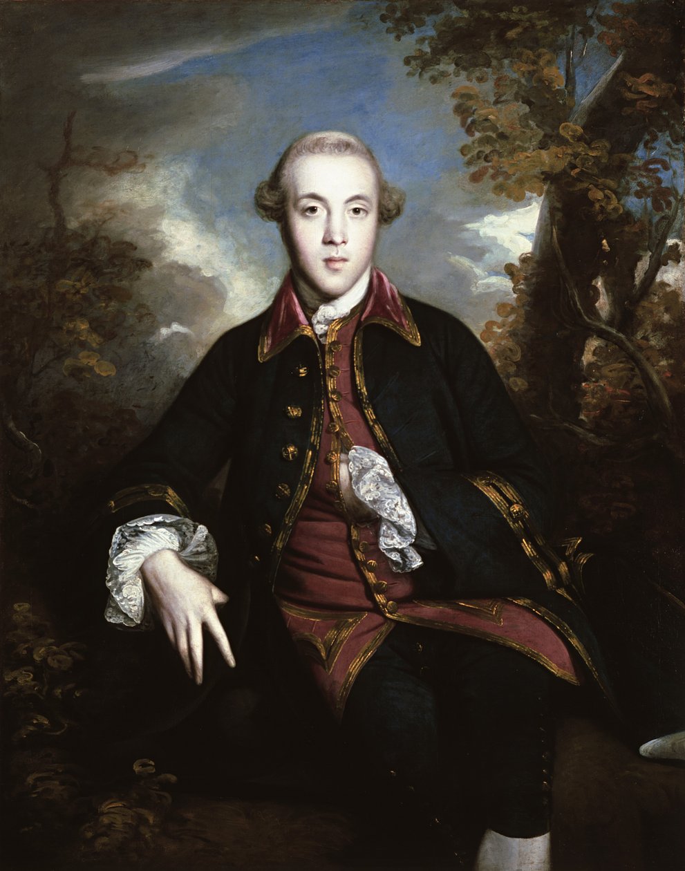 查尔斯·布兰德林（布面油画） 作者 约书亚·雷诺兹（Joshua Reynolds）