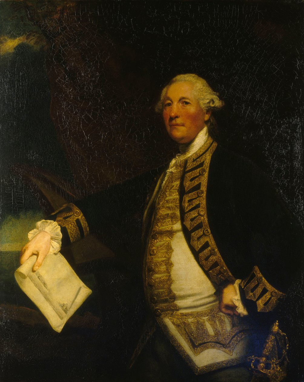 海军准将威廉-詹姆斯爵士（1721-1783） 作者 约书亚·雷诺兹（Joshua Reynolds）