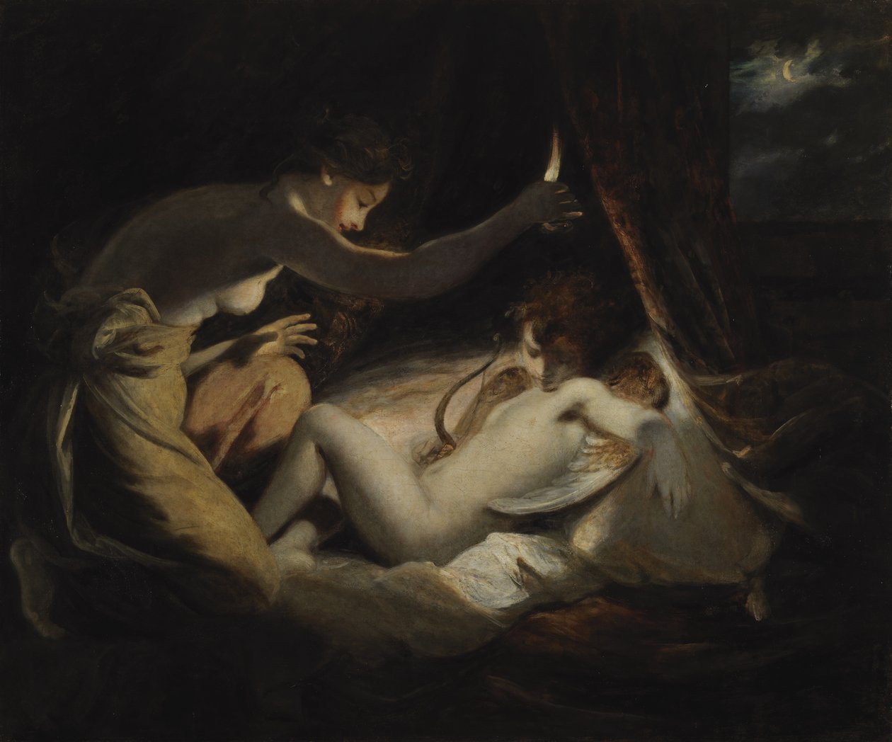 丘比特与赛琪，约1789年 作者 约书亚·雷诺兹（Joshua Reynolds）
